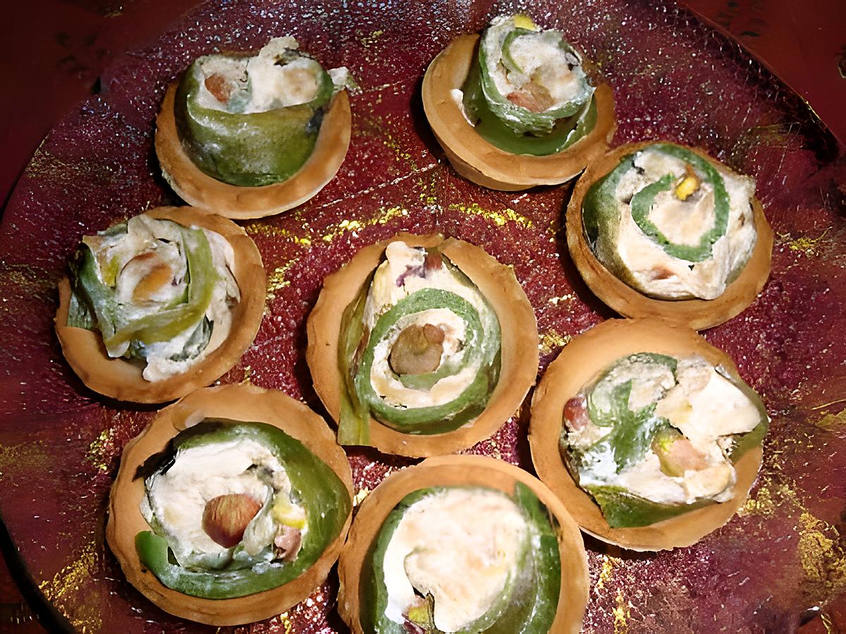 recette Mini tartelletes au poivron