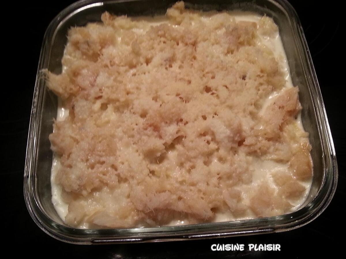 recette Gratin de morue crème parmesan