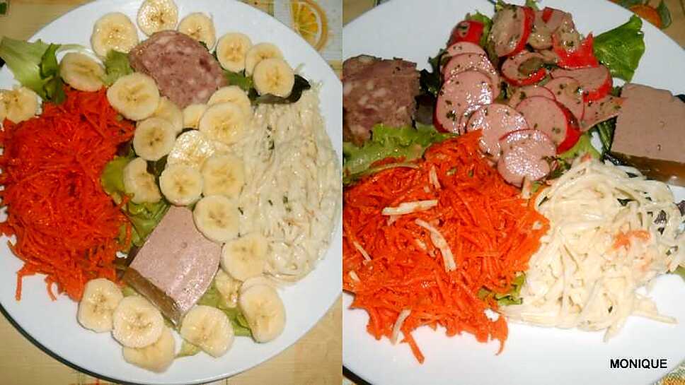 recette ASSIETTES DE CRUDITES