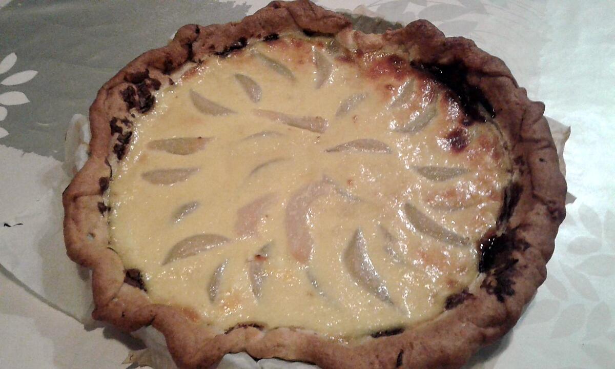 recette Tarte poires - nutella