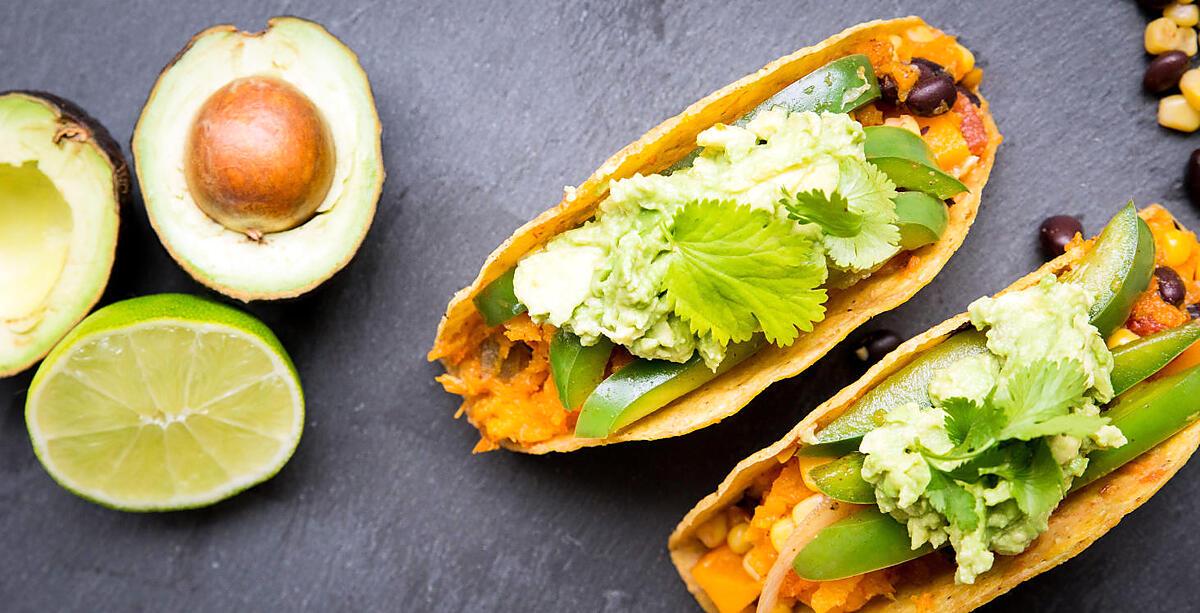 recette Tacos végétalien à la courge butternut (sans gluten)