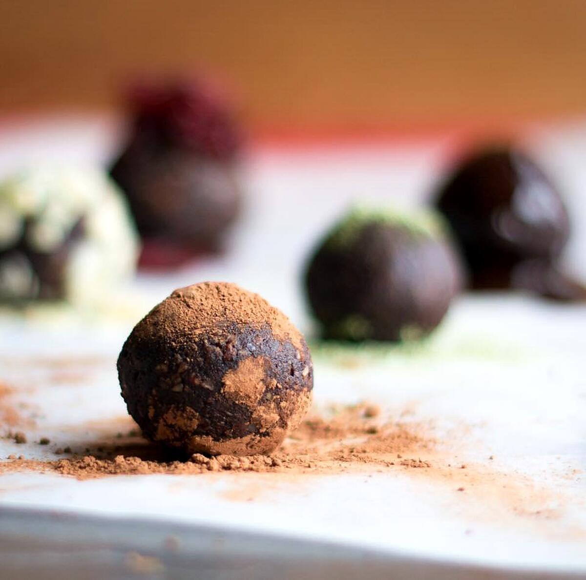 recette Truffes crues à l'amaretto