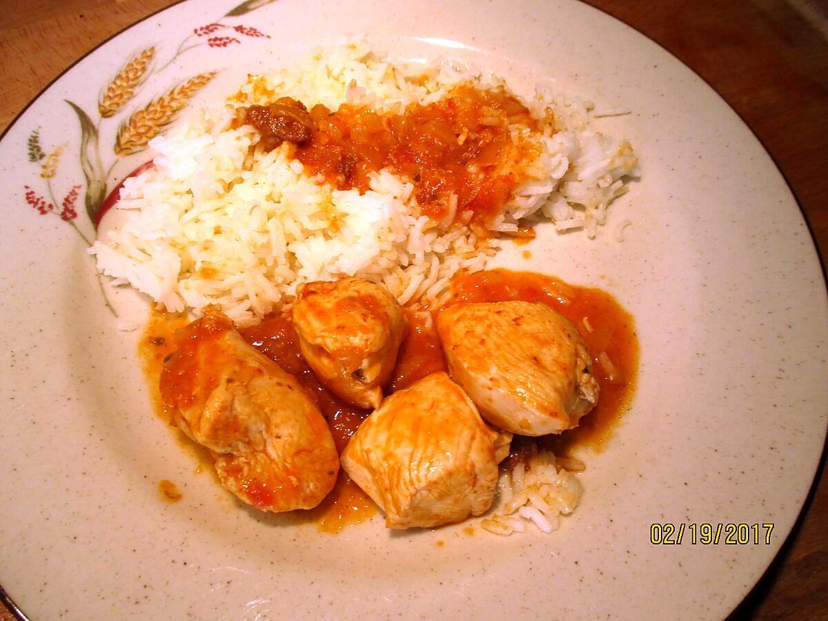 recette poulet sauce tomate