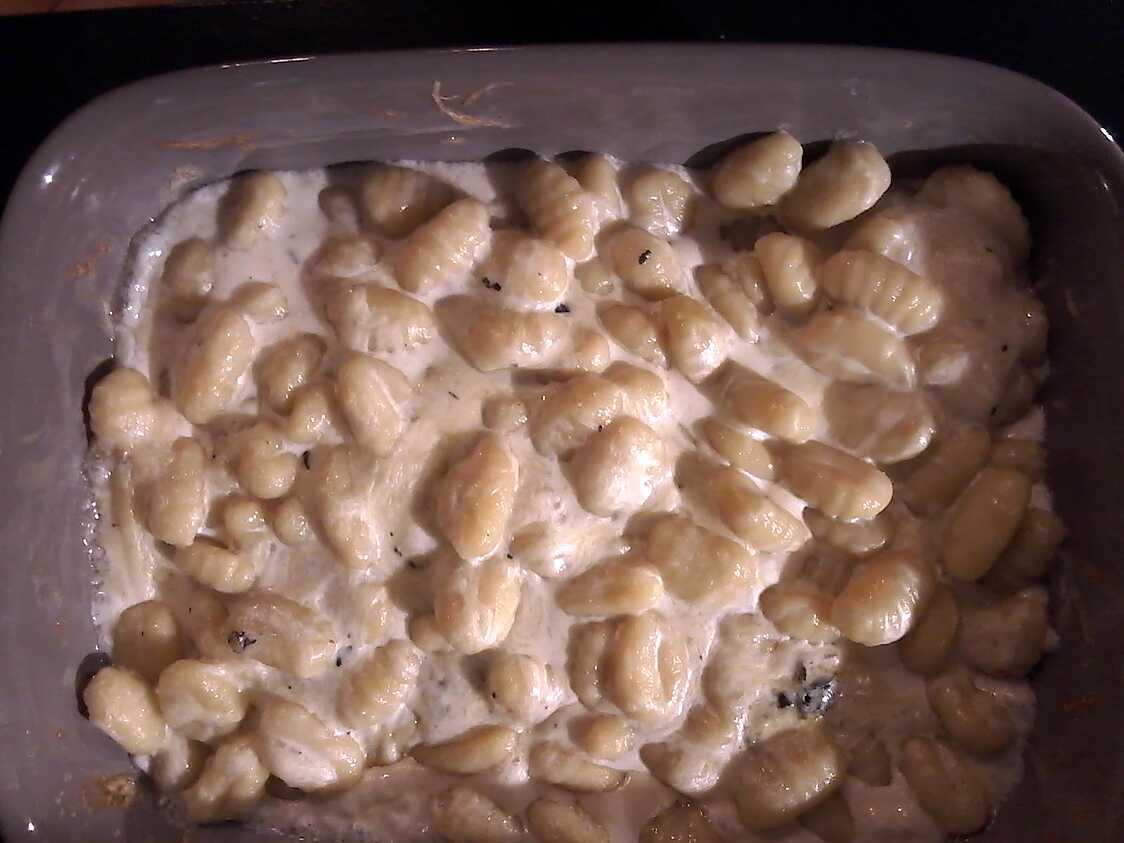 Recette de Gnocchis en gratin au fromage