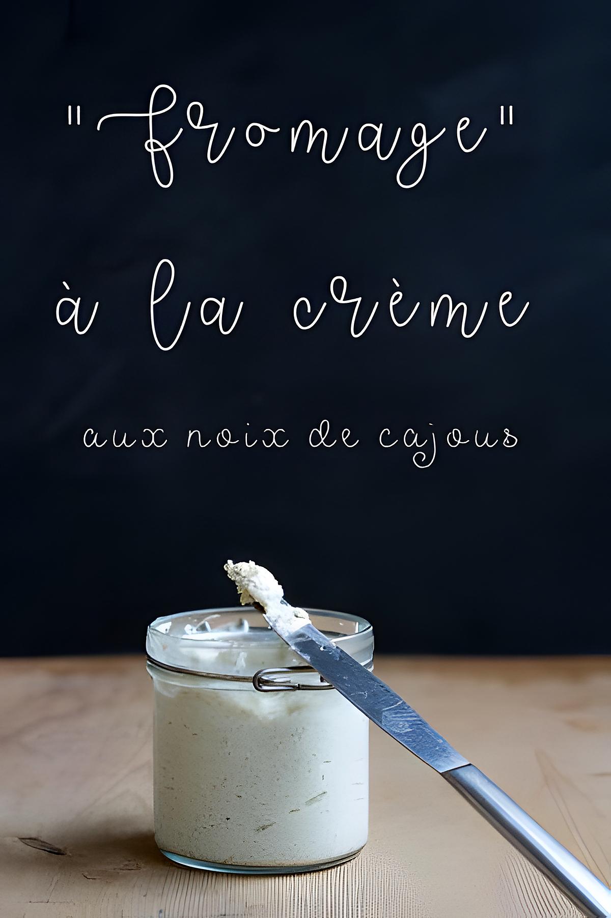 recette fromage à la crème VEGAN