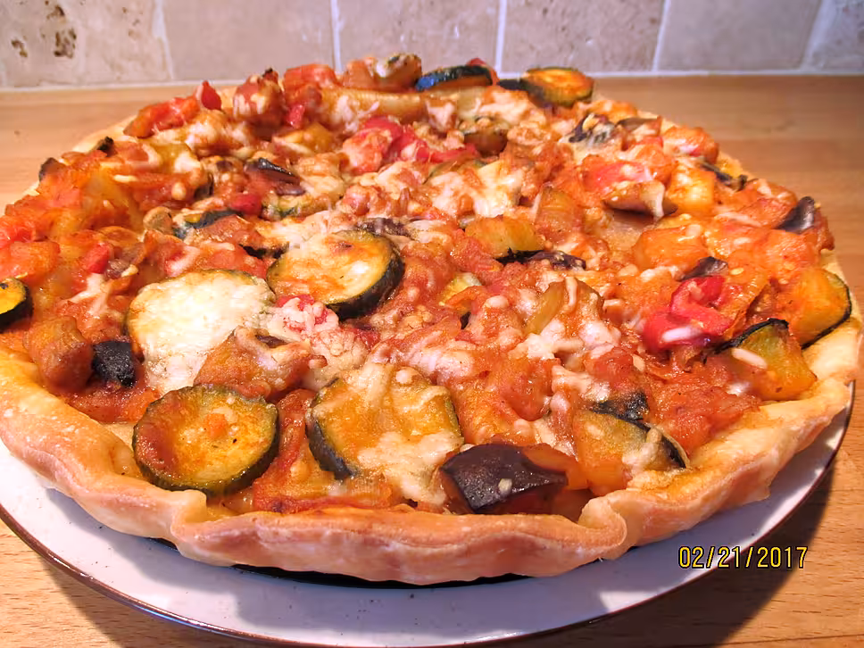 recette tarte rapide à la ratatouille