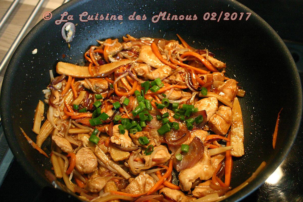 recette Poulet Sauté à la Sauce d'Huitre