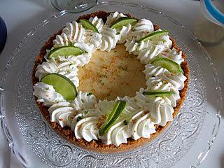 recette Key lime pie (tarte au citron vert)