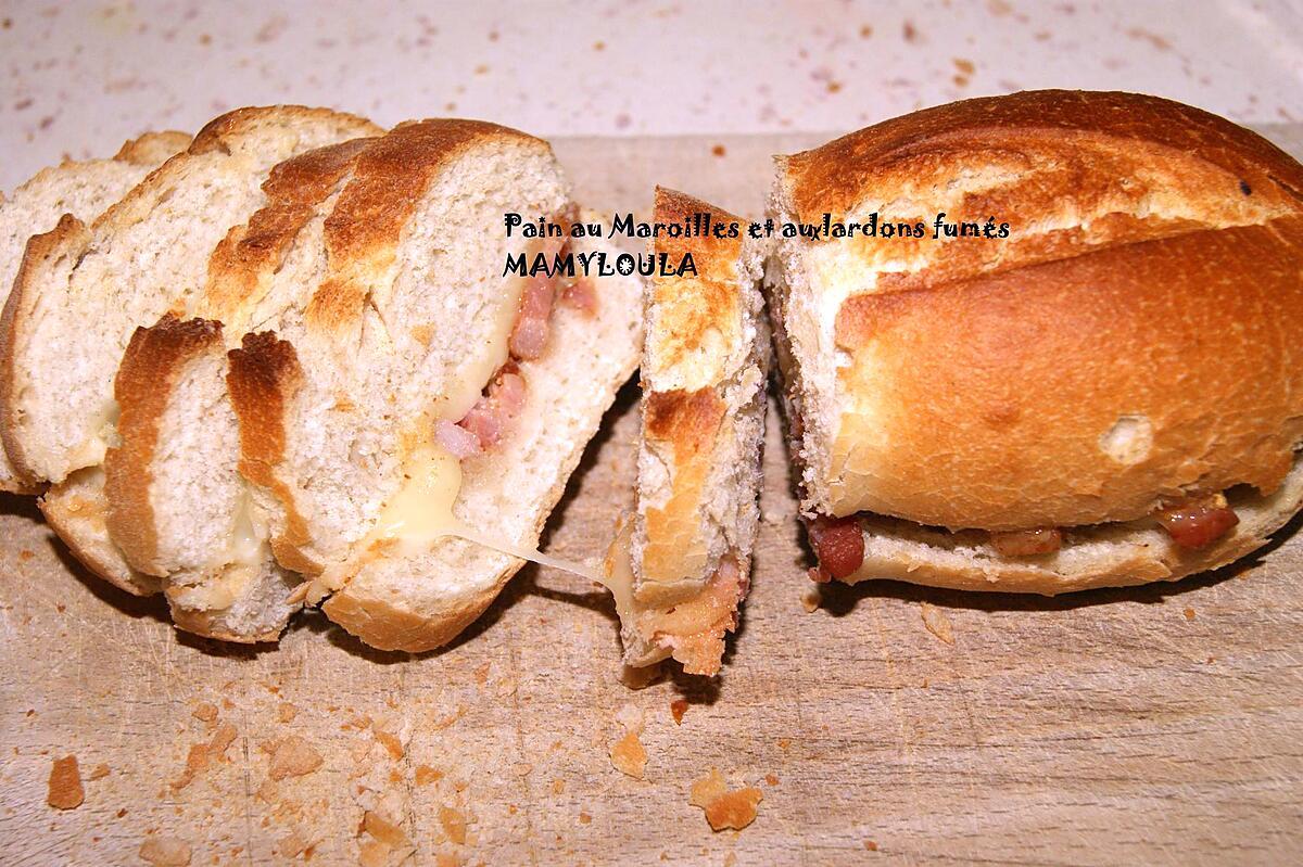 recette Pain au Maroilles et lardons fumés