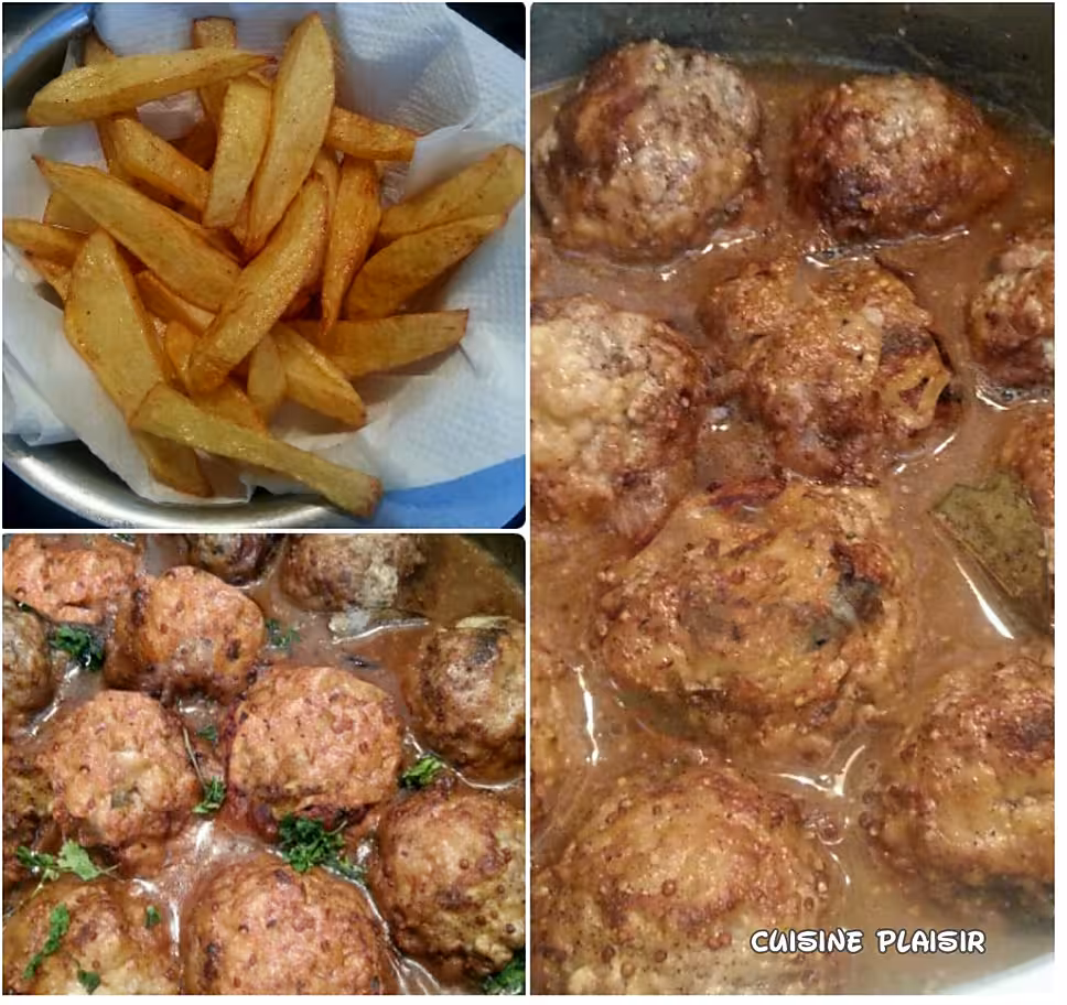 recette Boulettes liégeoises à la bière (de table.. Ou autre selon choix) et sirop de Liège