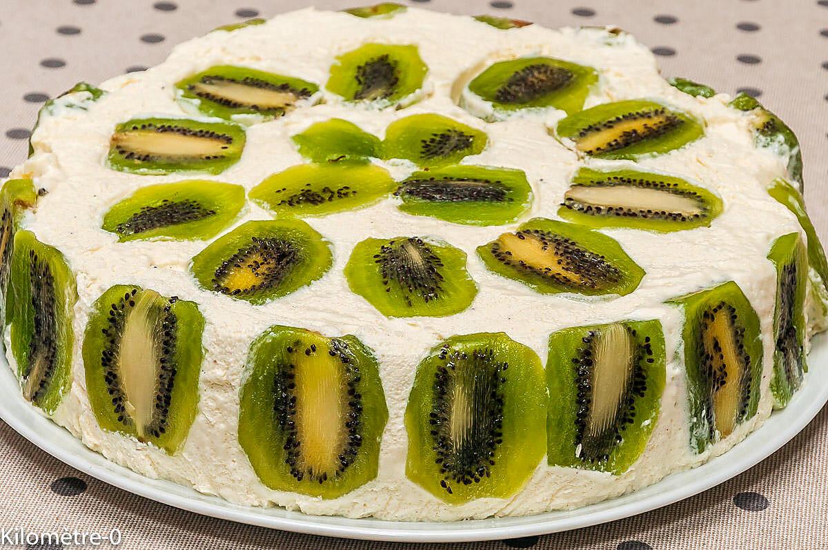 recette Bavarois aux kiwis et à la vanille