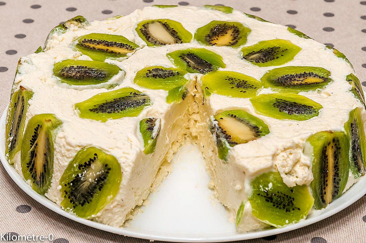 recette Bavarois aux kiwis et à la vanille