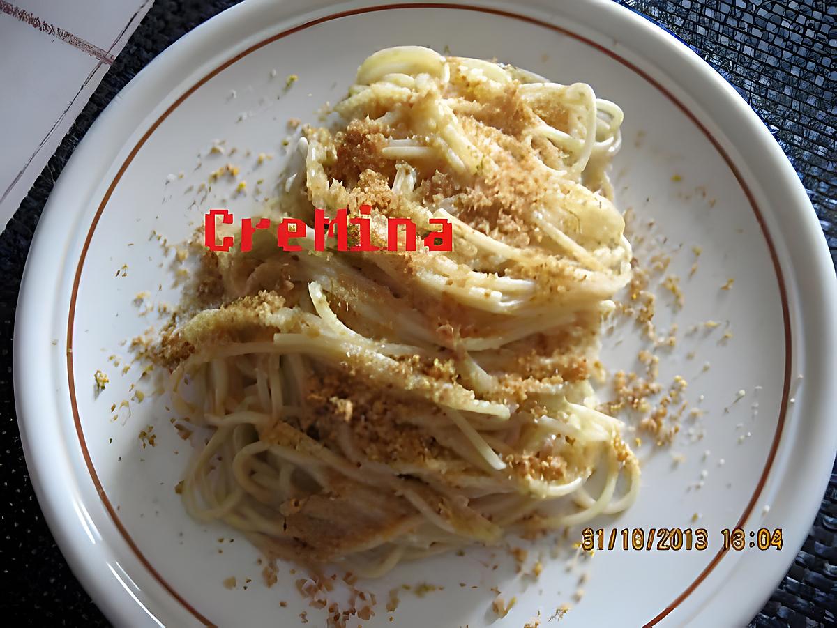 recette Spaghetti aux anchois