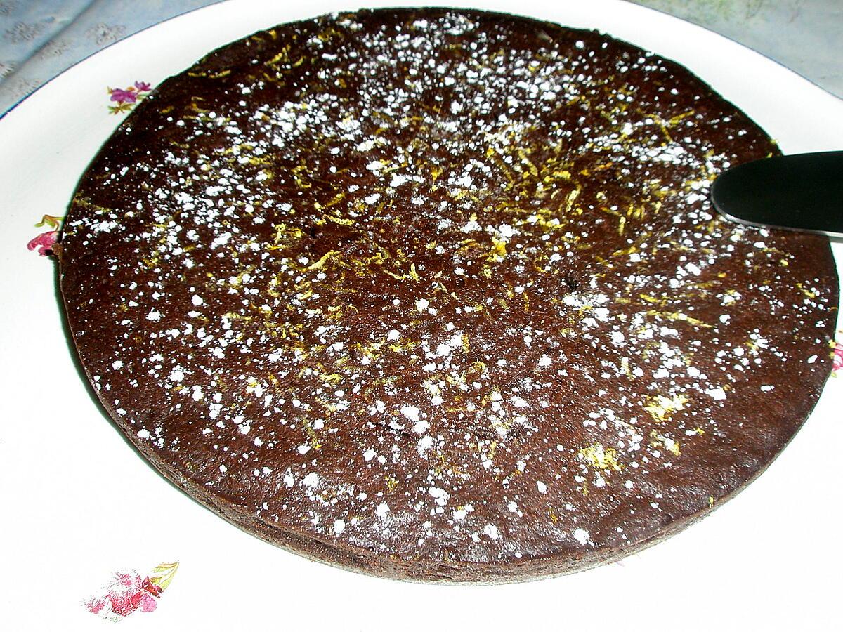 recette Gâteau chocolat citron au micro-ondes