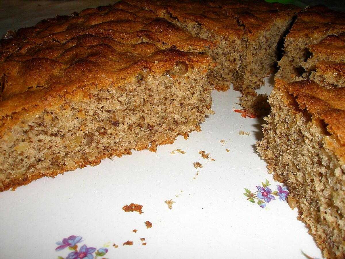 recette Gâteau aux noix des écoles