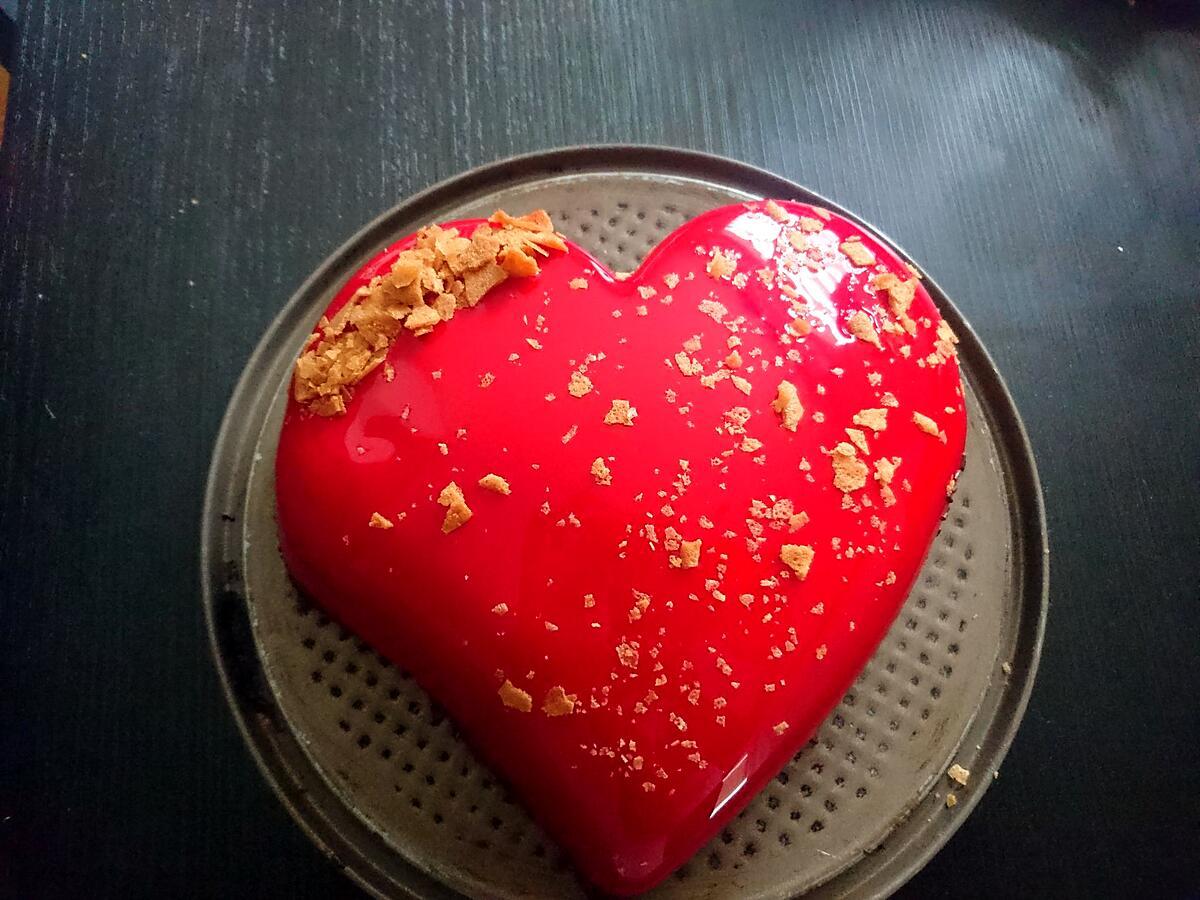 recette bavarois coeur bombé ***SAINT VALENTIN***