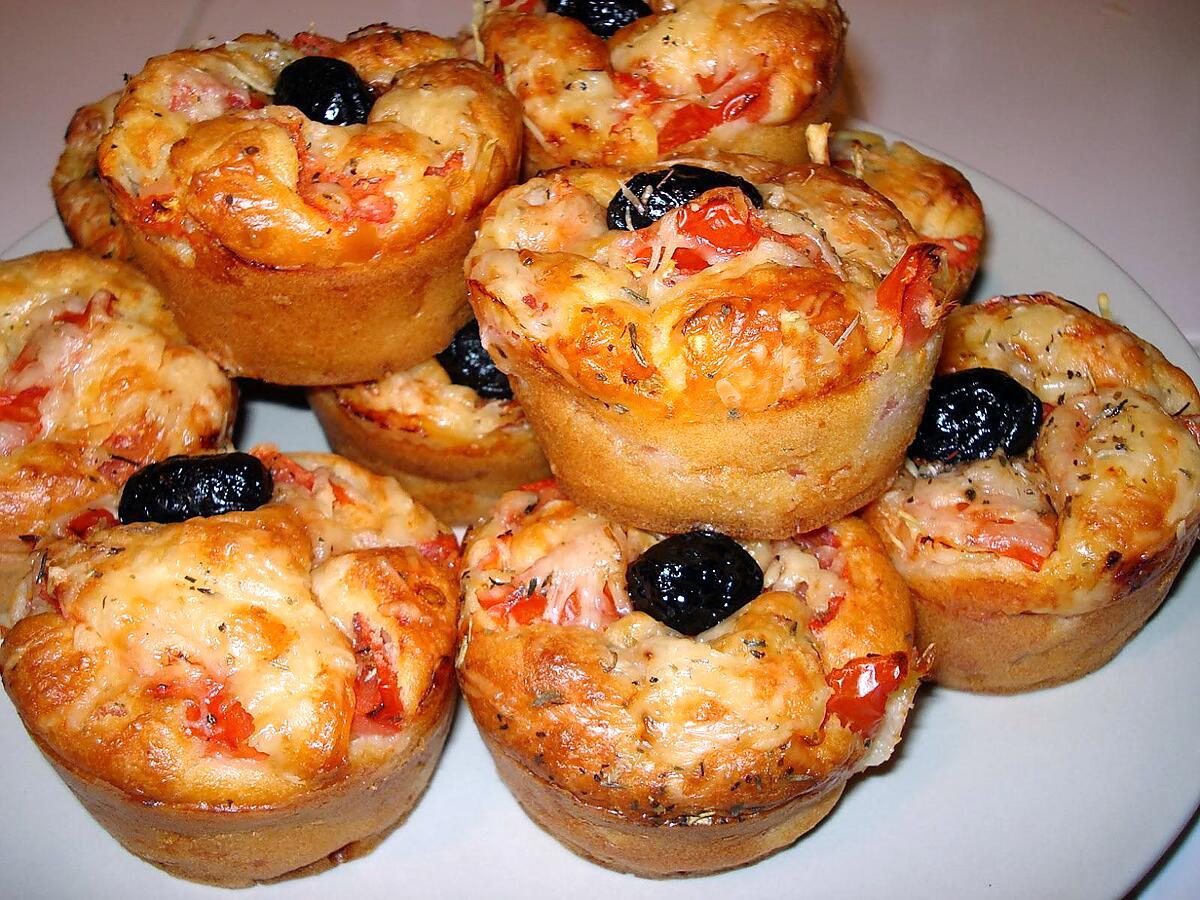 recette Muffins salé façon pizza