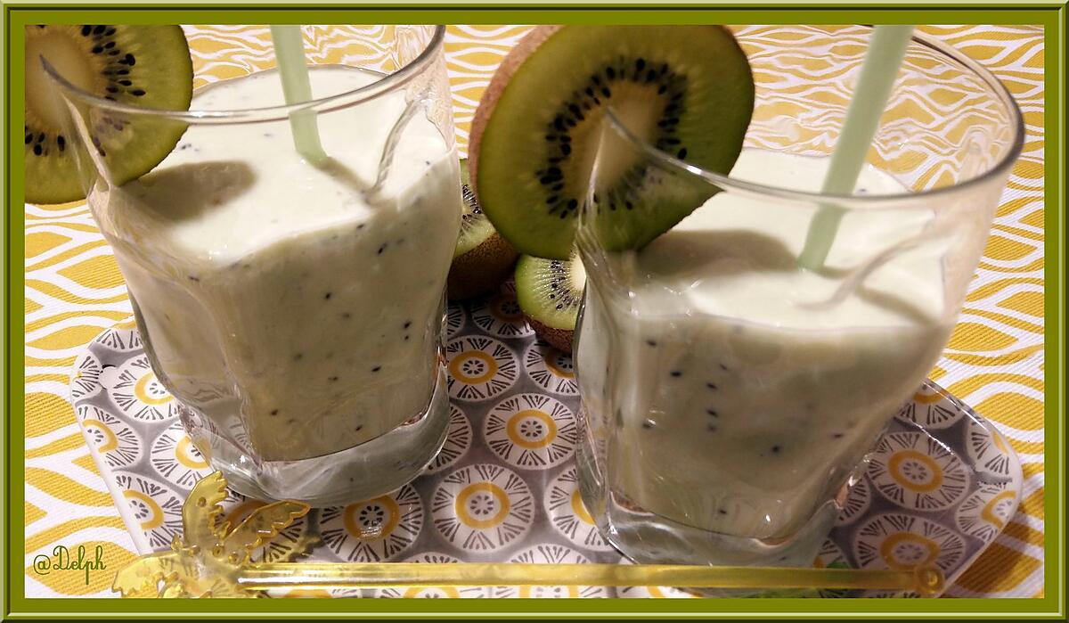 recette Lait frappé aux Kiwis