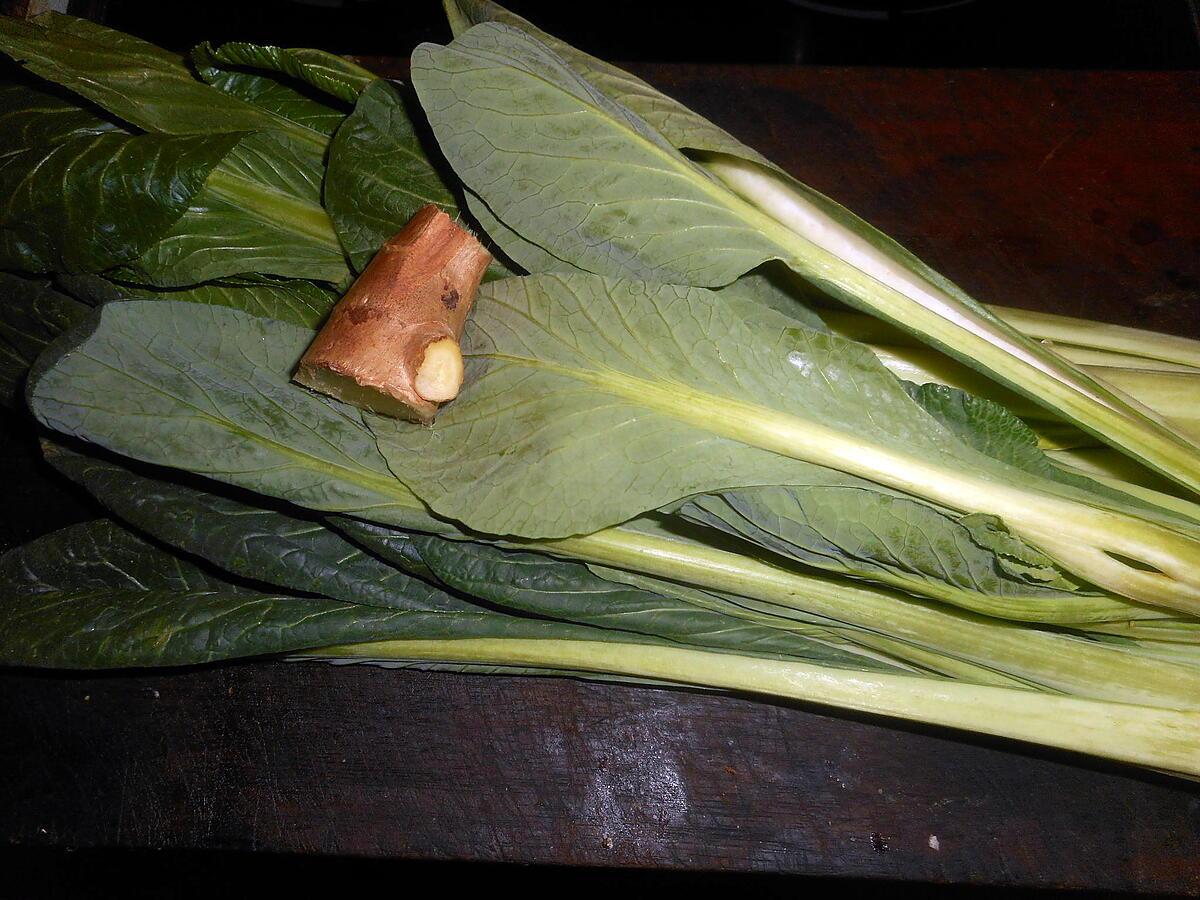 recette Porc sauté au choy-sum