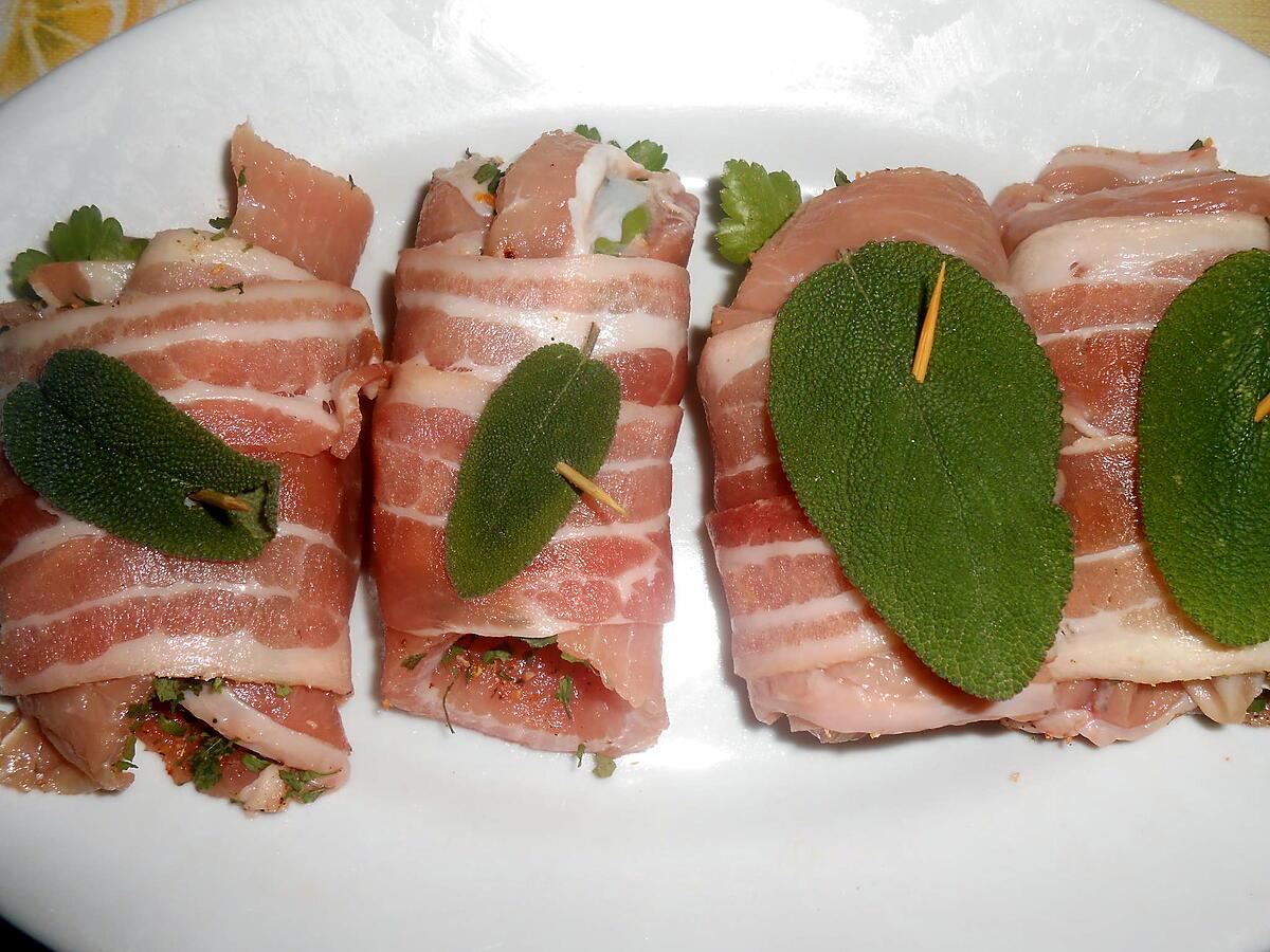 recette INVOLTINI DE VEAU A L'OEUF DUR