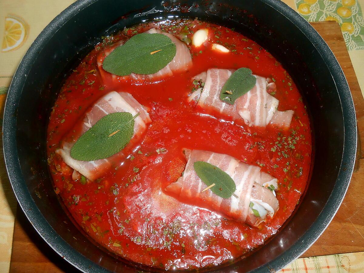 recette INVOLTINI DE VEAU A L'OEUF DUR