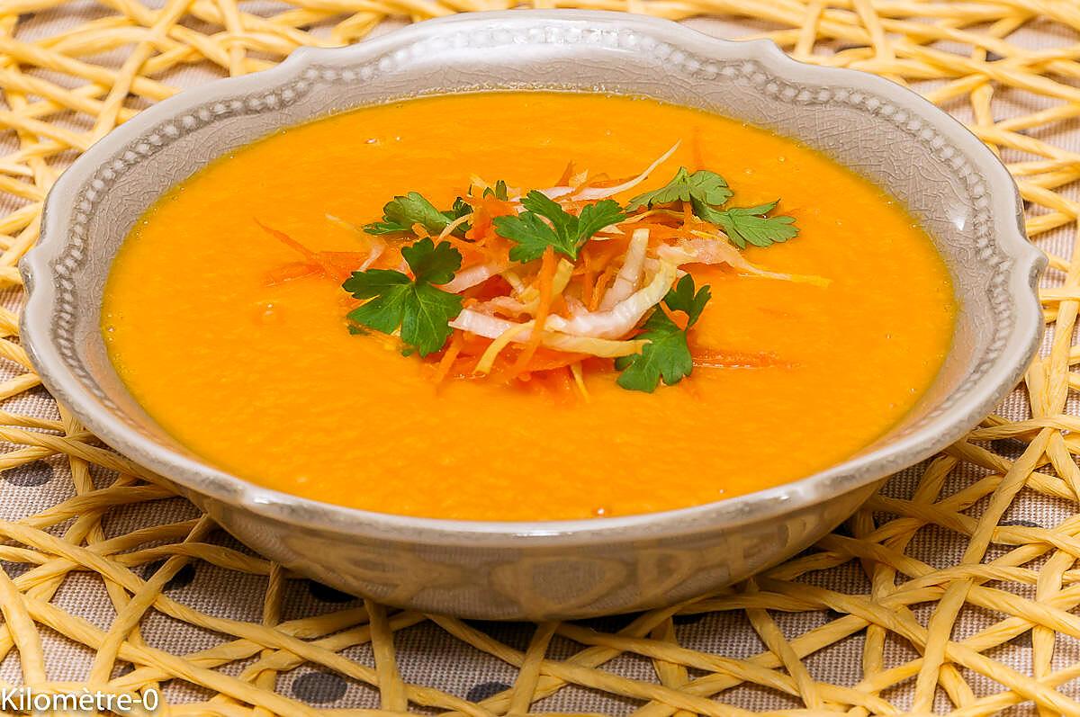 recette Soupe carottes orange