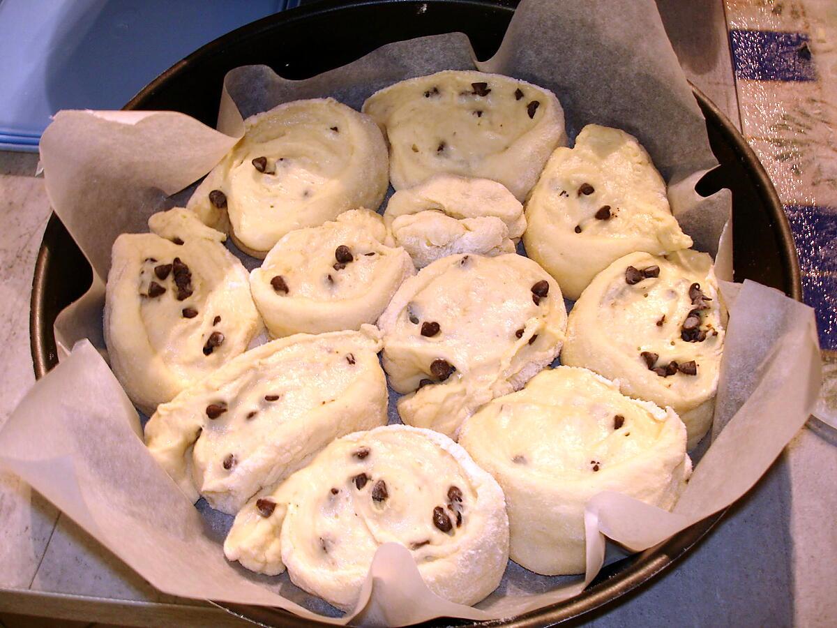 recette Brioche aux pépites de chocolat