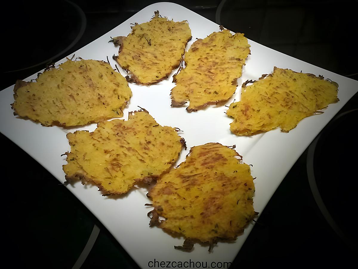 recette Galettes de pomme de terre et courge butternut