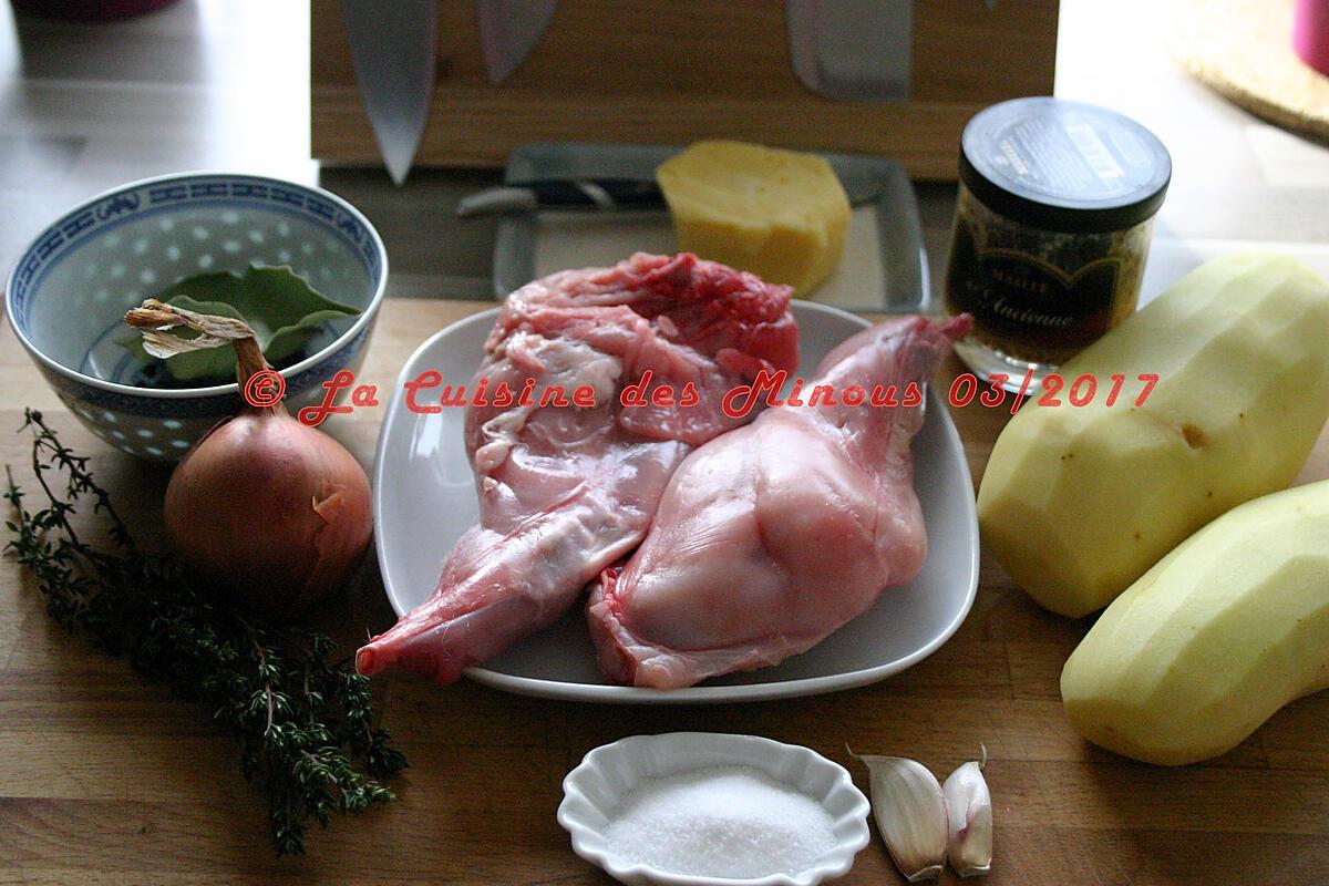 recette Cuisses de Lapin Boulangère