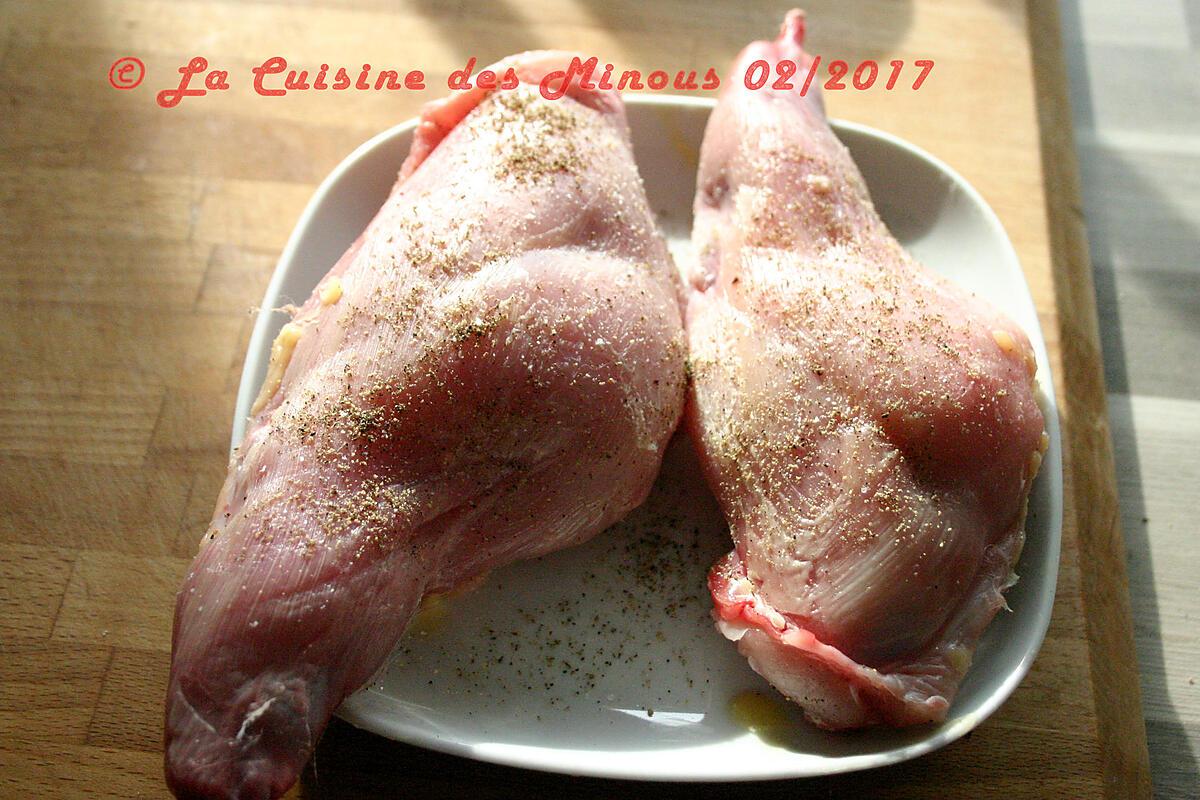 recette Cuisses de Lapin Boulangère