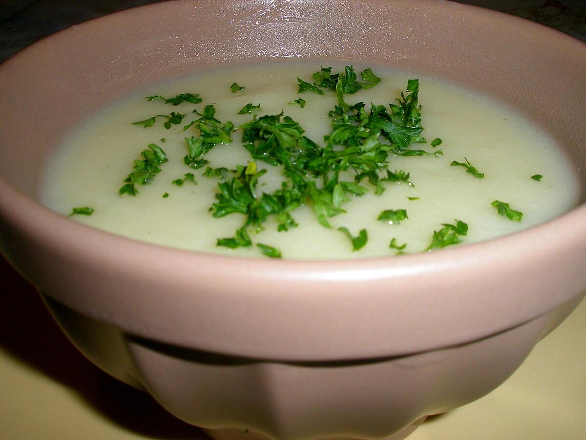 recette Velouté de chou fleur ,gingembre et Roquefort