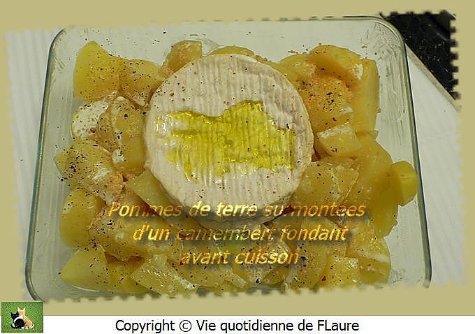 recette Pommes de terre surmontées d'un camembert fondant