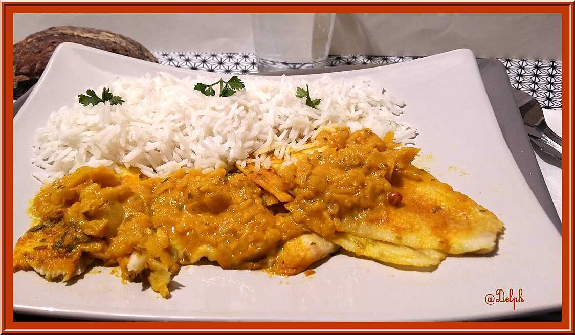Recette de Filets de Limande au Curry
