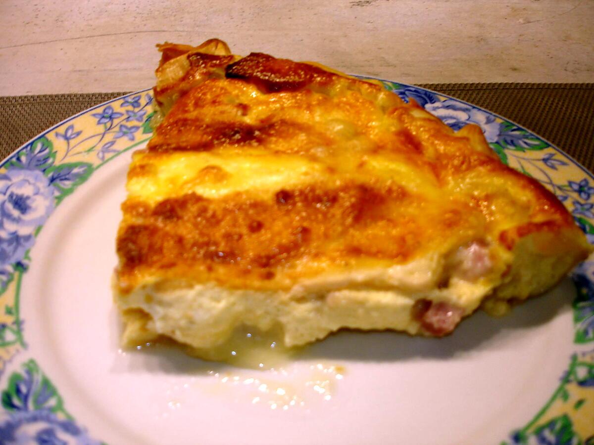 recette Quiche pomme de terre munster jambon