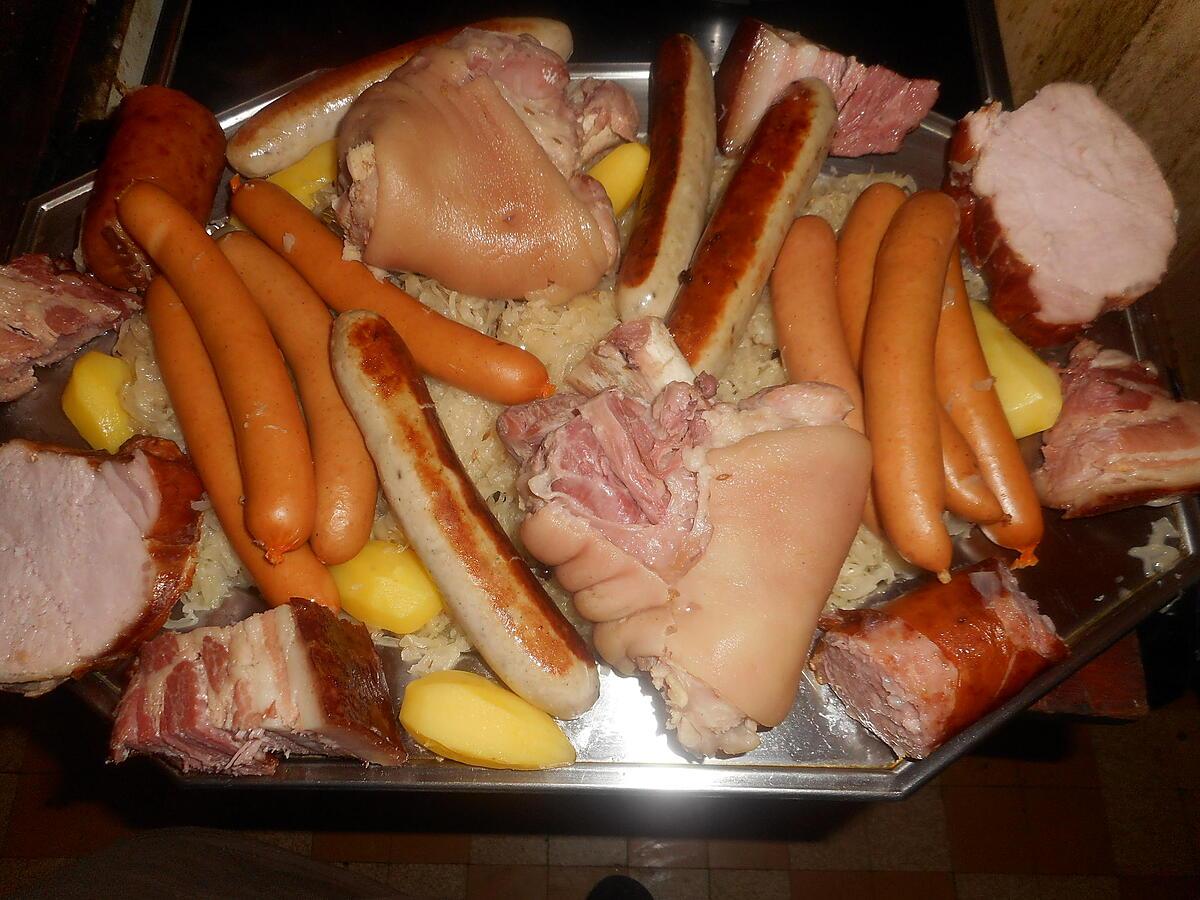 recette Choucroute royale