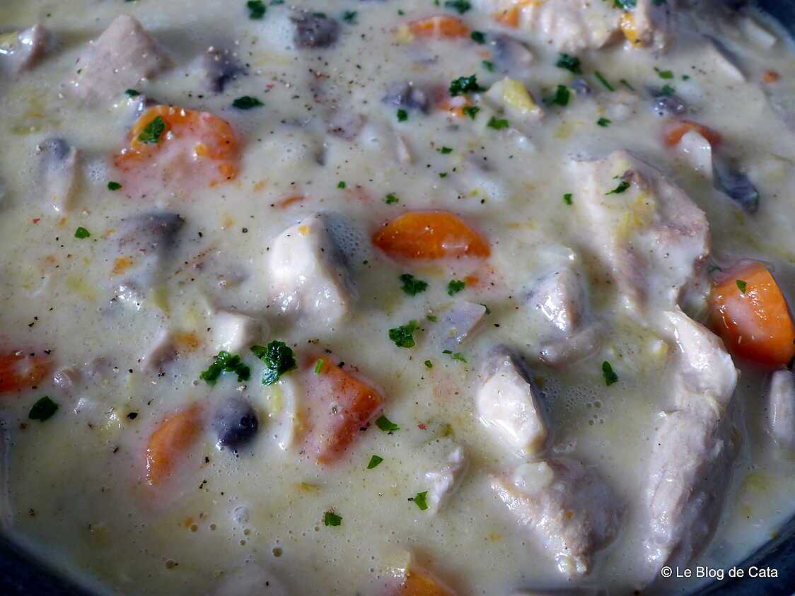 Recette de Blanquette de veau à la cocotte minute