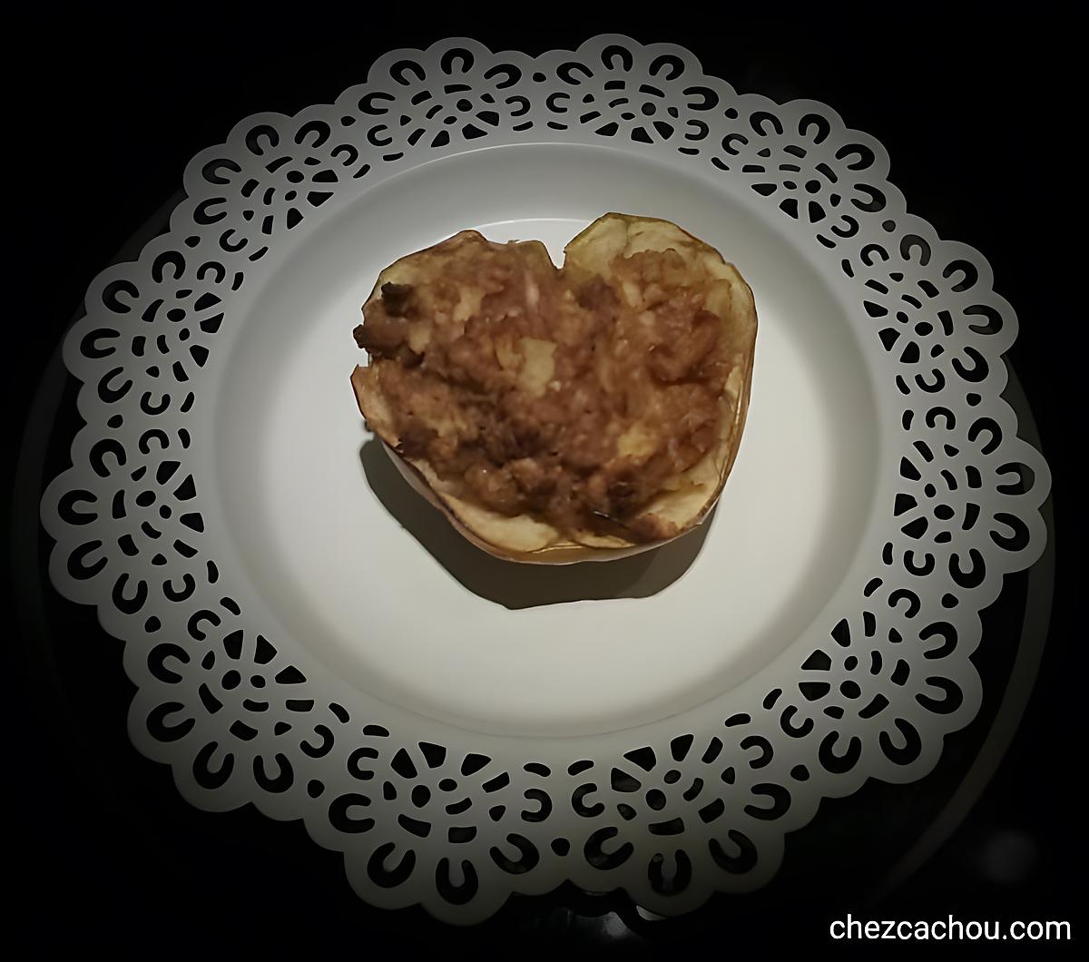 recette Pieczone jabłko Pomme au four