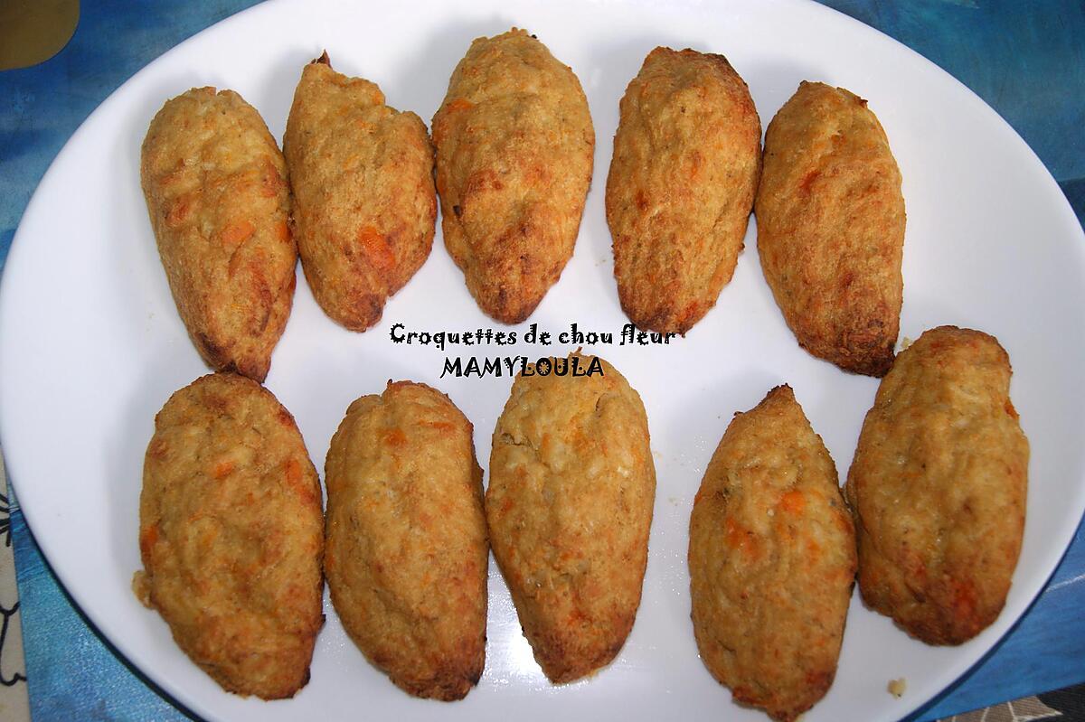 recette Croquettes de chou fleur (quenelles)