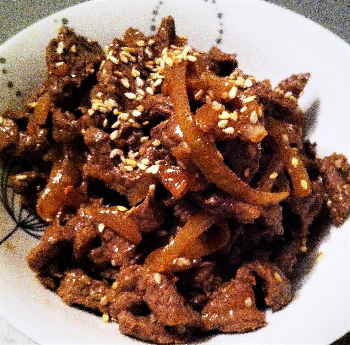 recette Bulgogi "boeuf coréen" (compatible dukan)