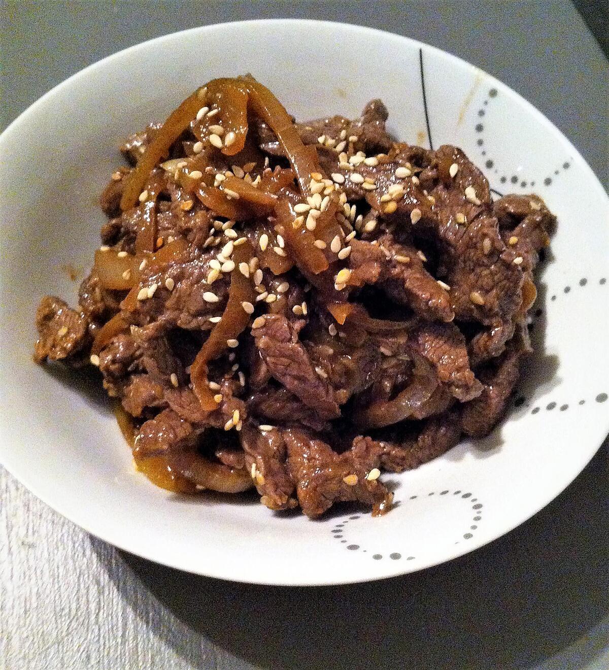 recette Bulgogi "boeuf coréen" (compatible dukan)