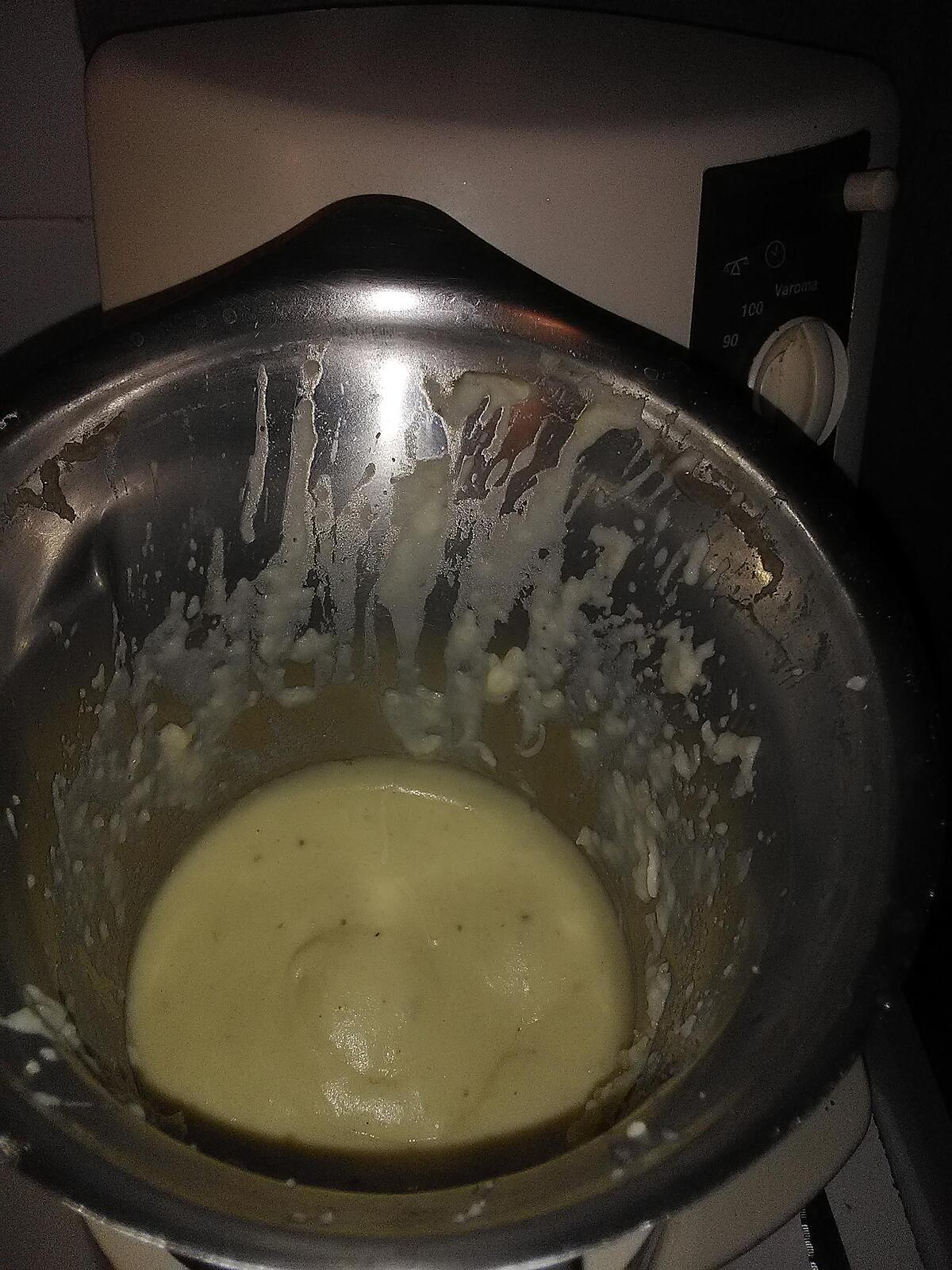 recette Purée au fromage maison Thermomix