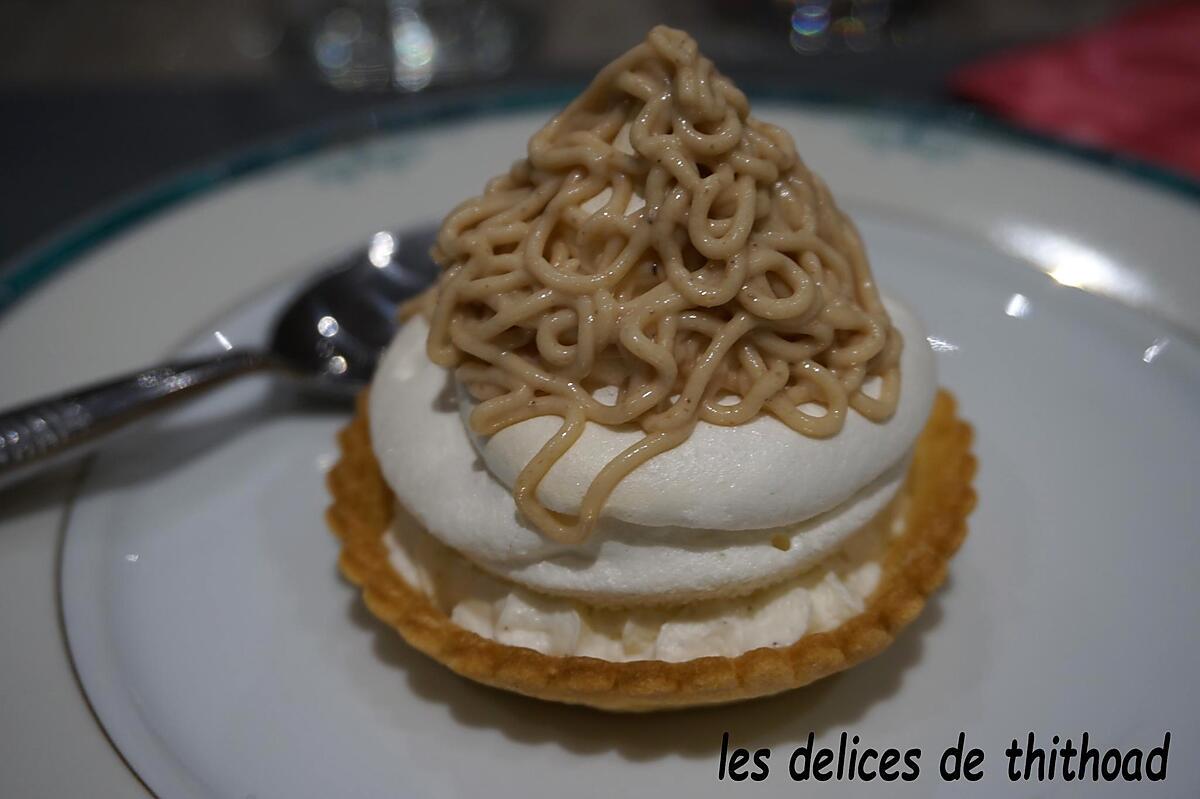 recette tartelettes Mont-Blanc