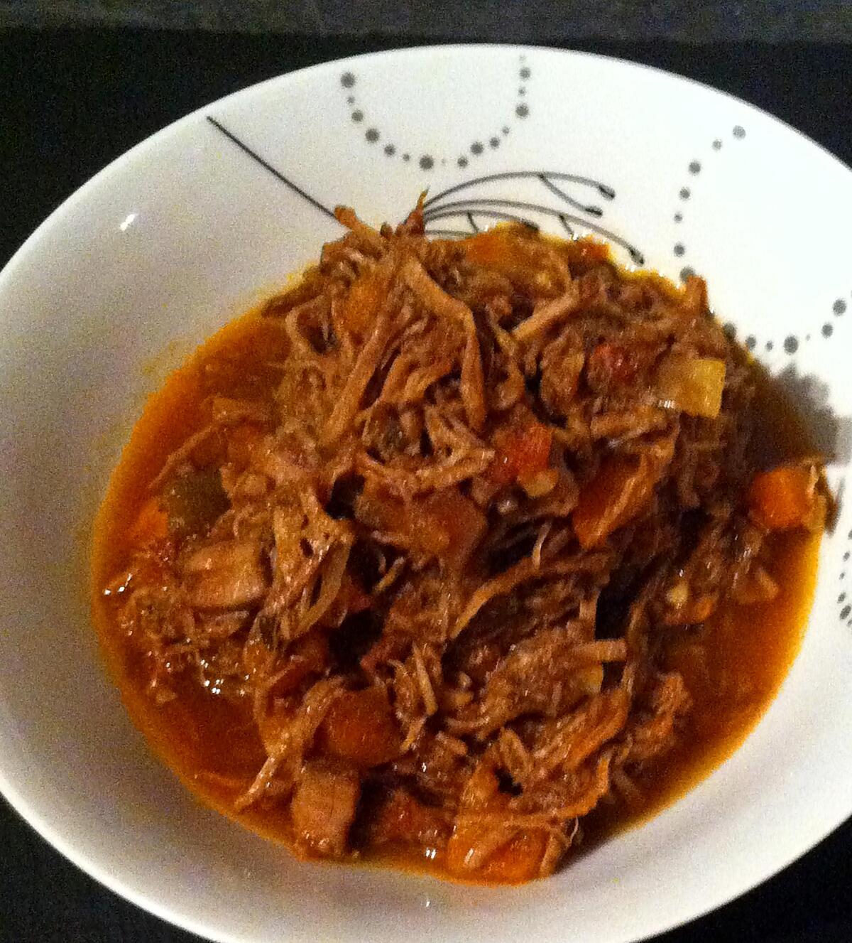 recette Pulled-beef (compatible dukan)