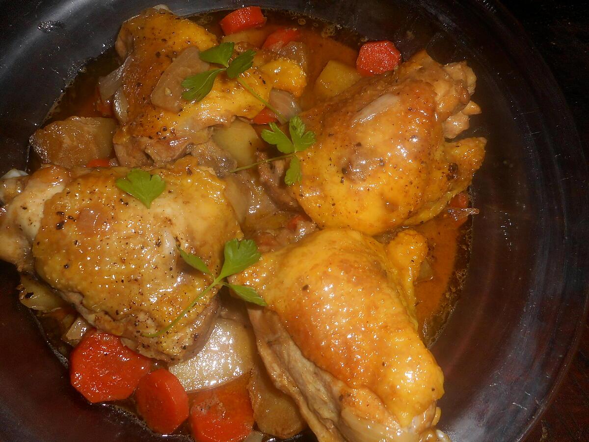 recette Cocotte de poulet à la guinness