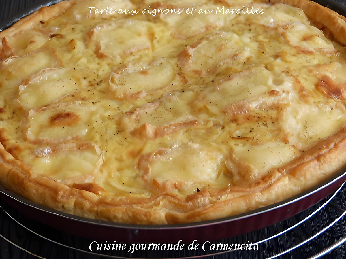 recette Tarte aux oignons et au Maroilles