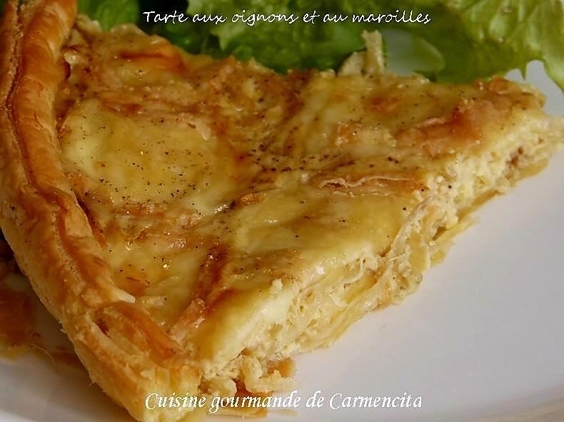 recette Tarte aux oignons et au Maroilles