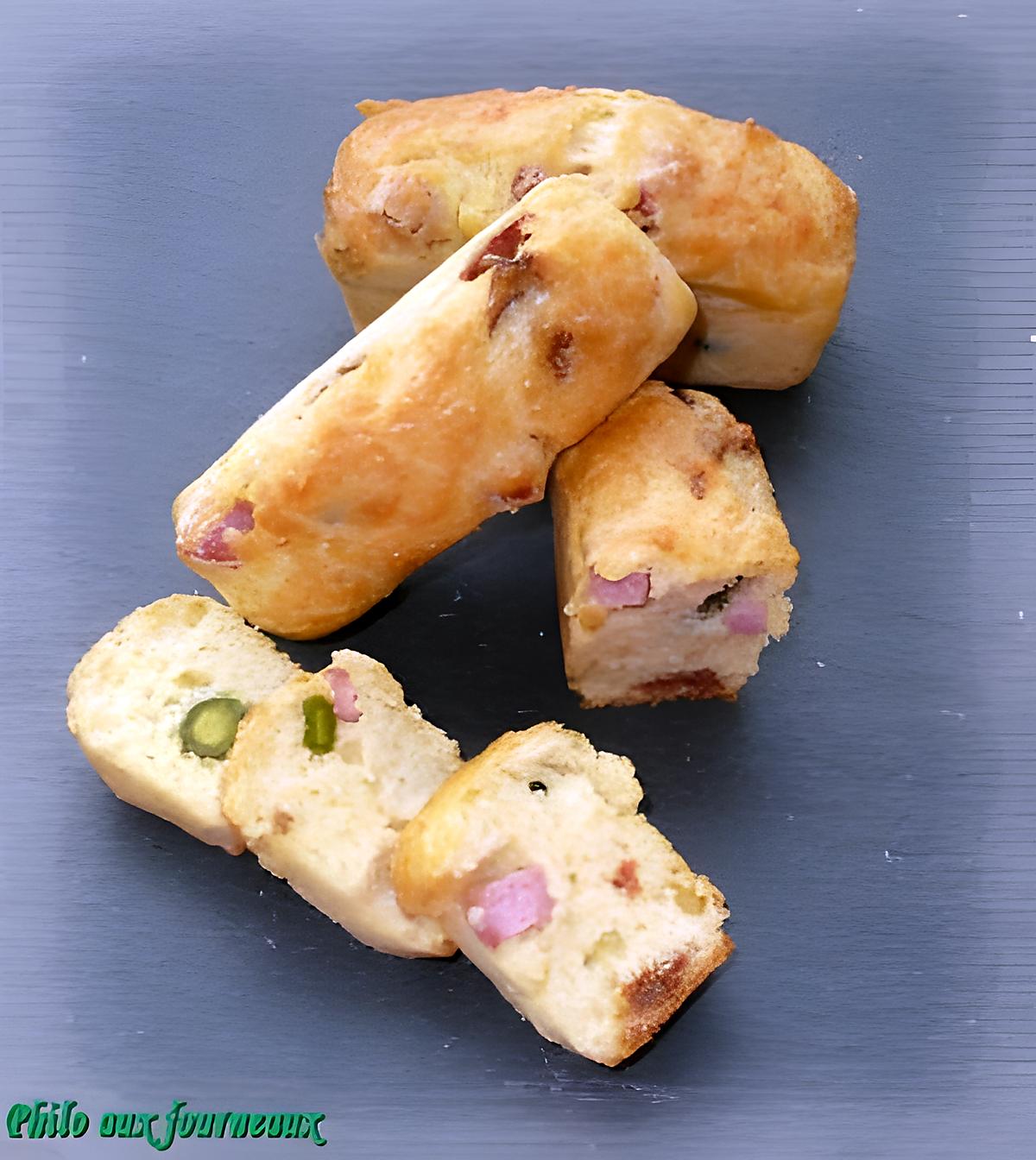 recette Mini-cakes au jambon & aux pistaches