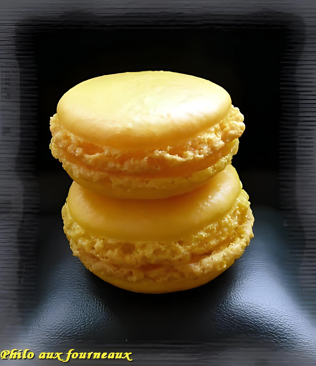 recette Macarons au citron