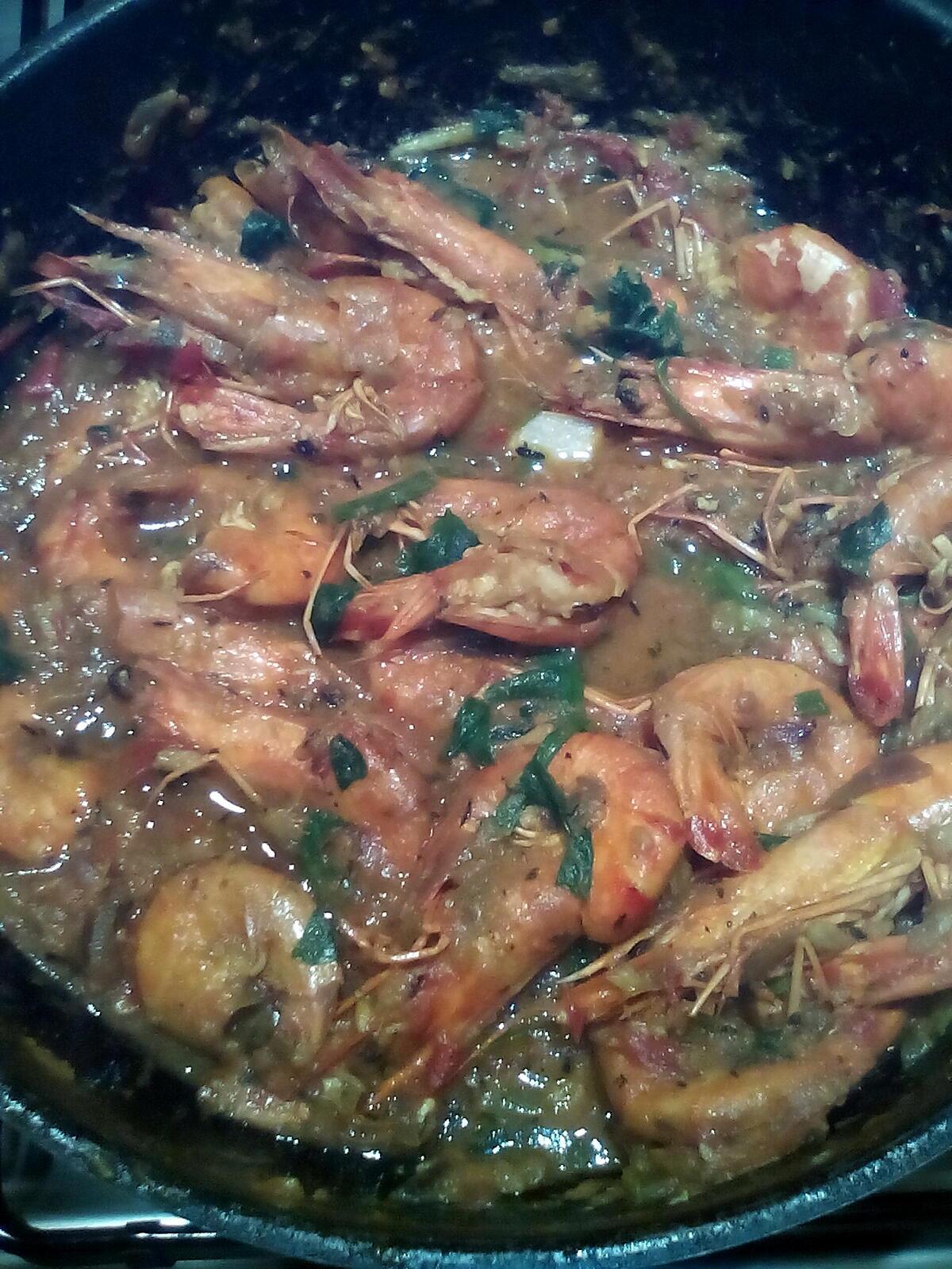 recette cari crevettes de la Réunion