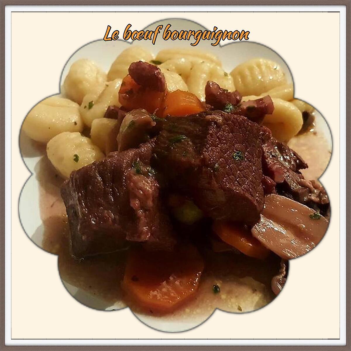 recette le boeuf bourguignon